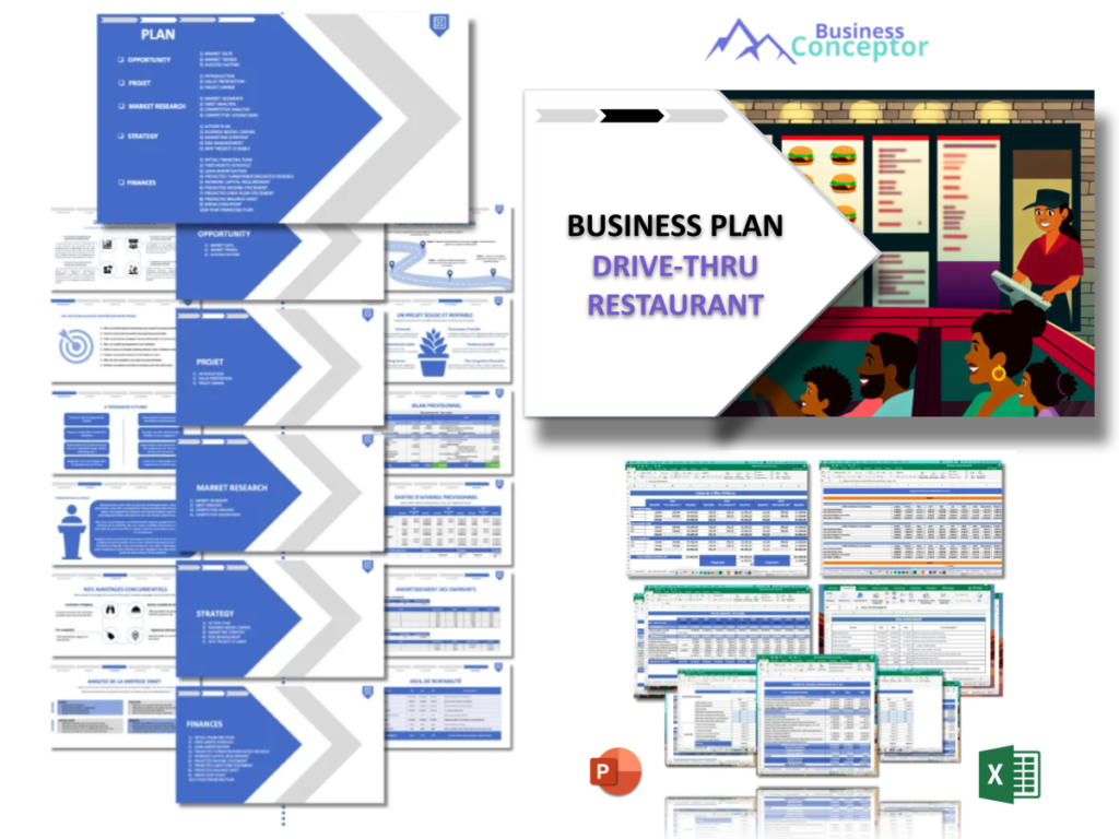 Cover Business plan for Drive-Thru Restaurant