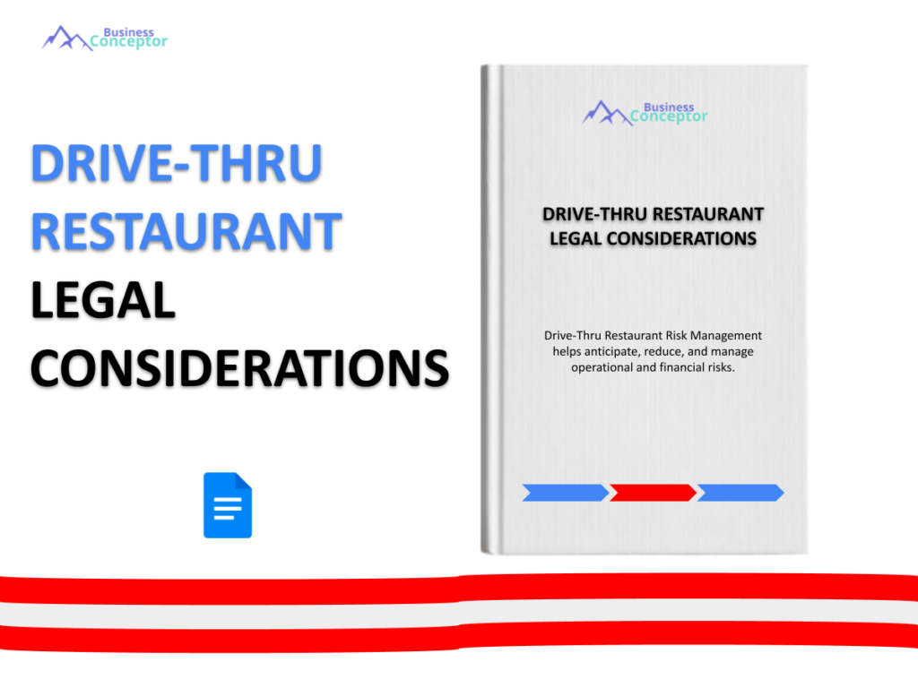 Cover LEGAL CONSIDERATIONS for Drive-Thru Restaurant