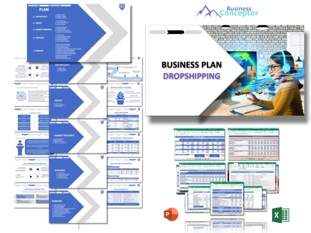 Cover Business plan for Dropshipping