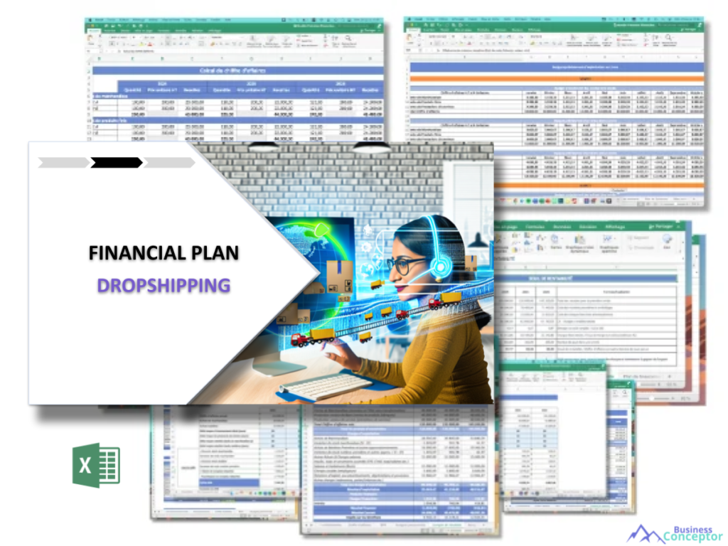 Cover Financial plan for Dropshipping