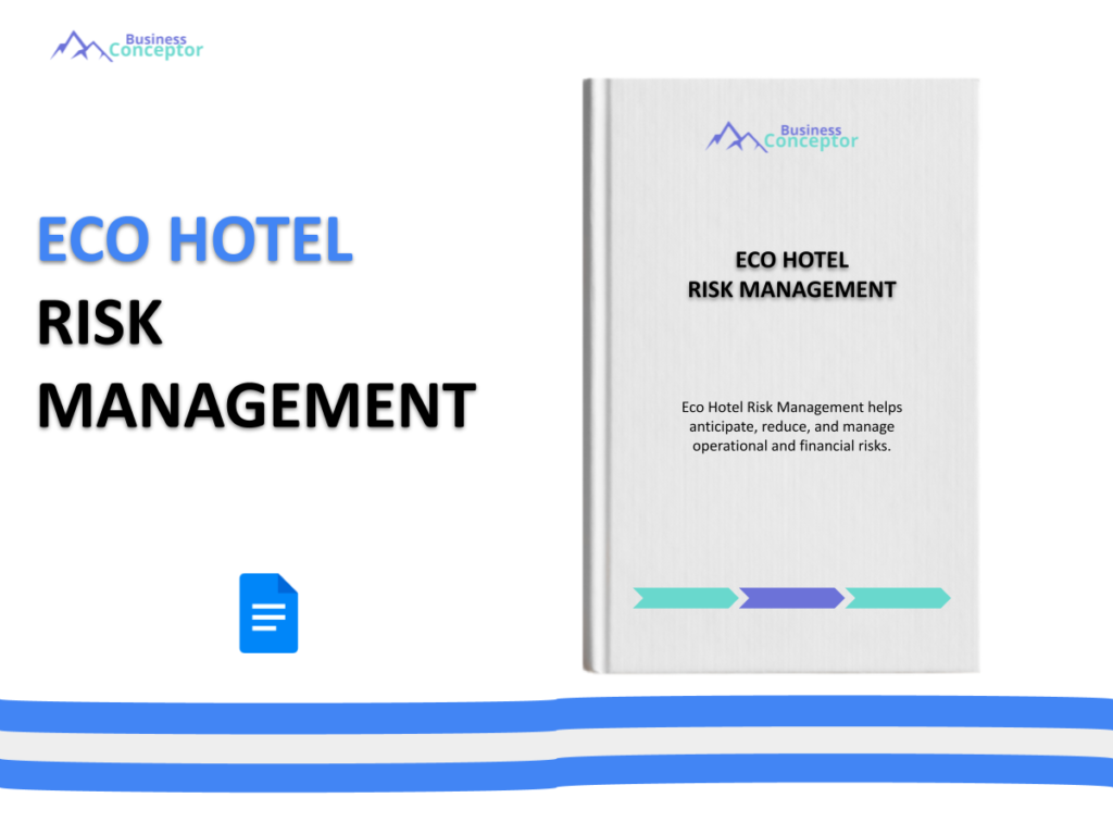Cover RISK MANAGEMENT for Eco Hotel