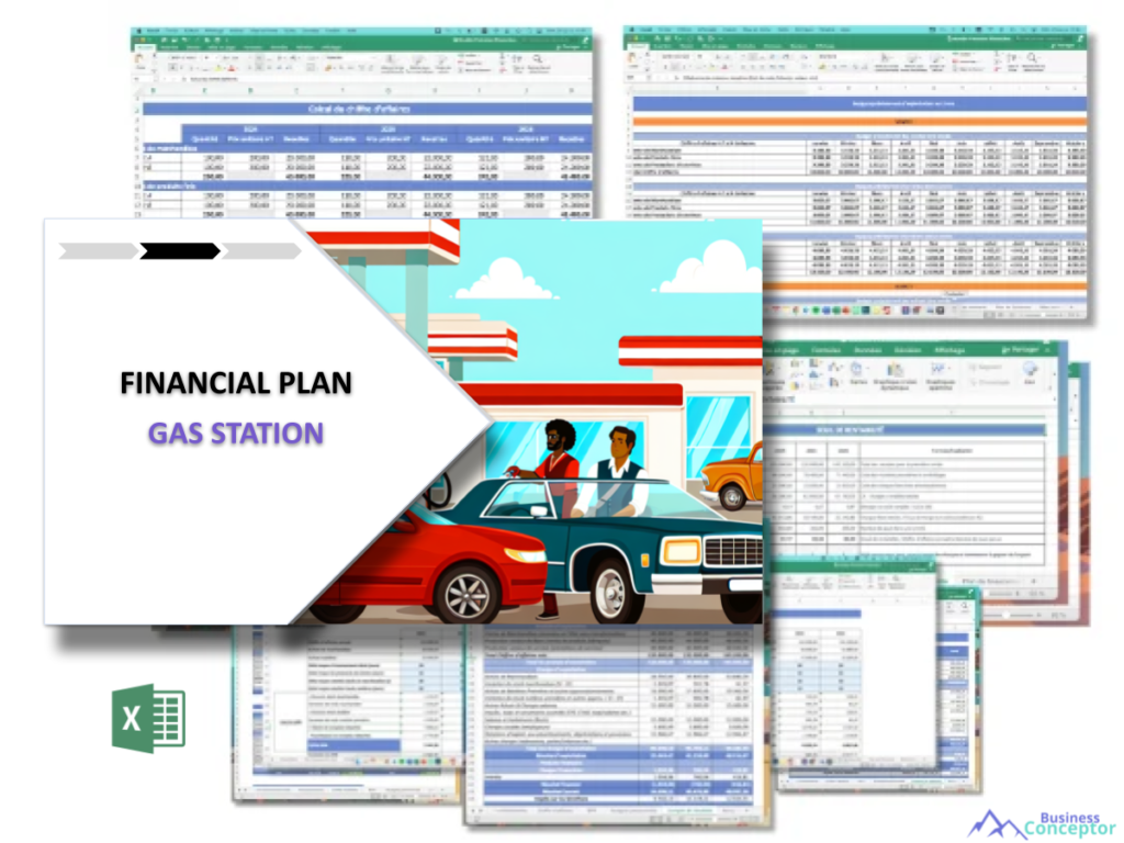 Cover Financial plan for Gas Station