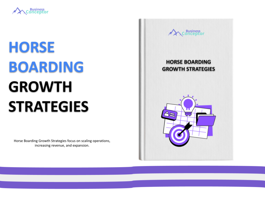 Cover GROWTH STRATEGIES AND SCALINGS for Horse Boarding