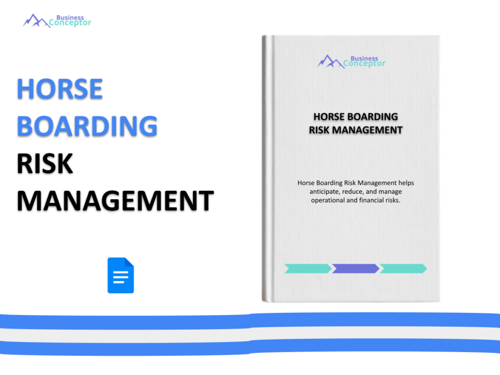 Cover RISK MANAGEMENT for Horse Boarding