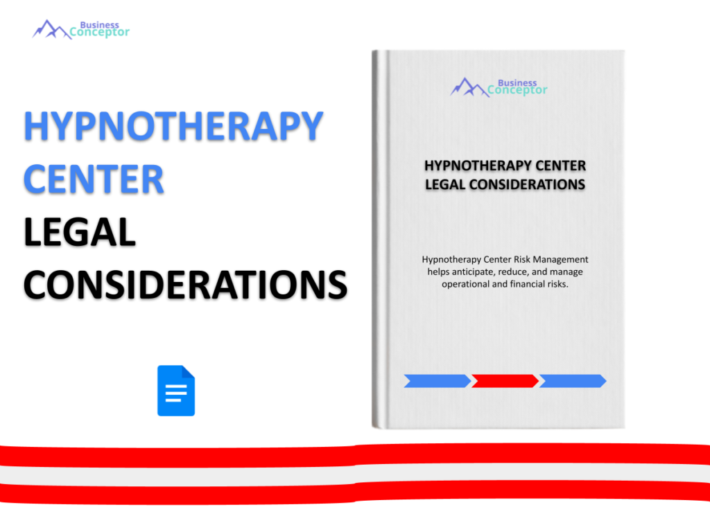 Cover LEGAL CONSIDERATIONS for Hypnotherapy Center