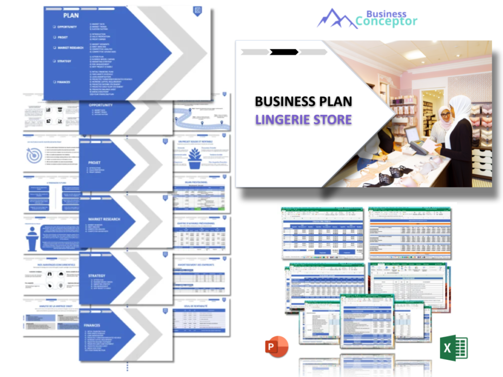 Cover Business plan for Lingerie Store