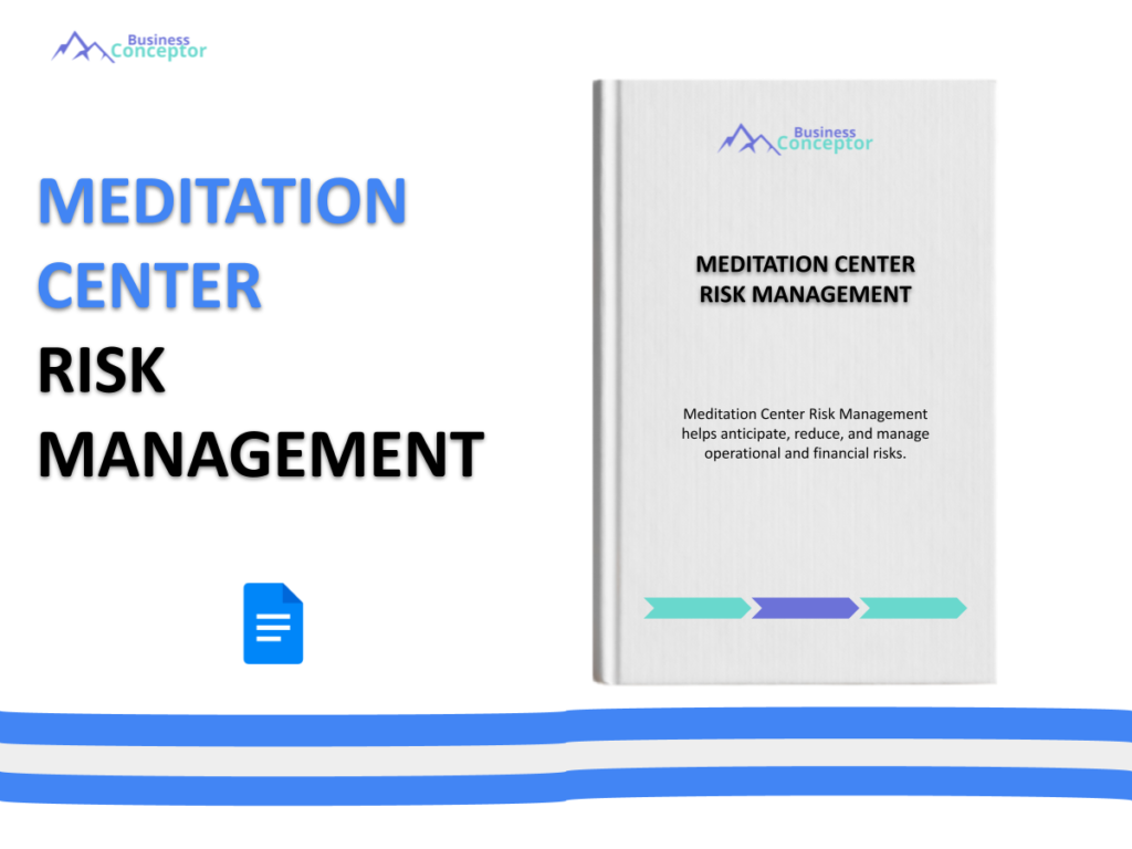 Cover RISK MANAGEMENT for Meditation Center