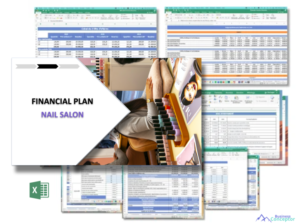 Cover Financial plan for Nail Salon