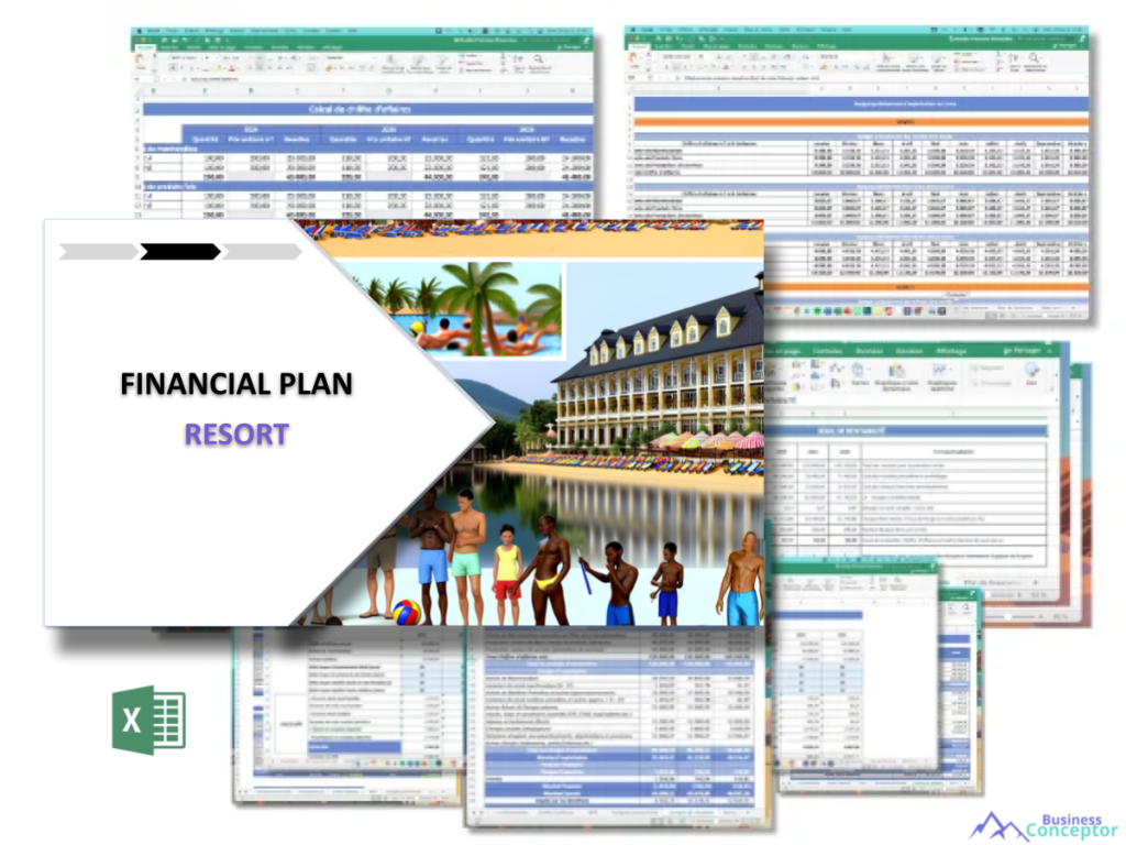 Cover Financial plan for Resort