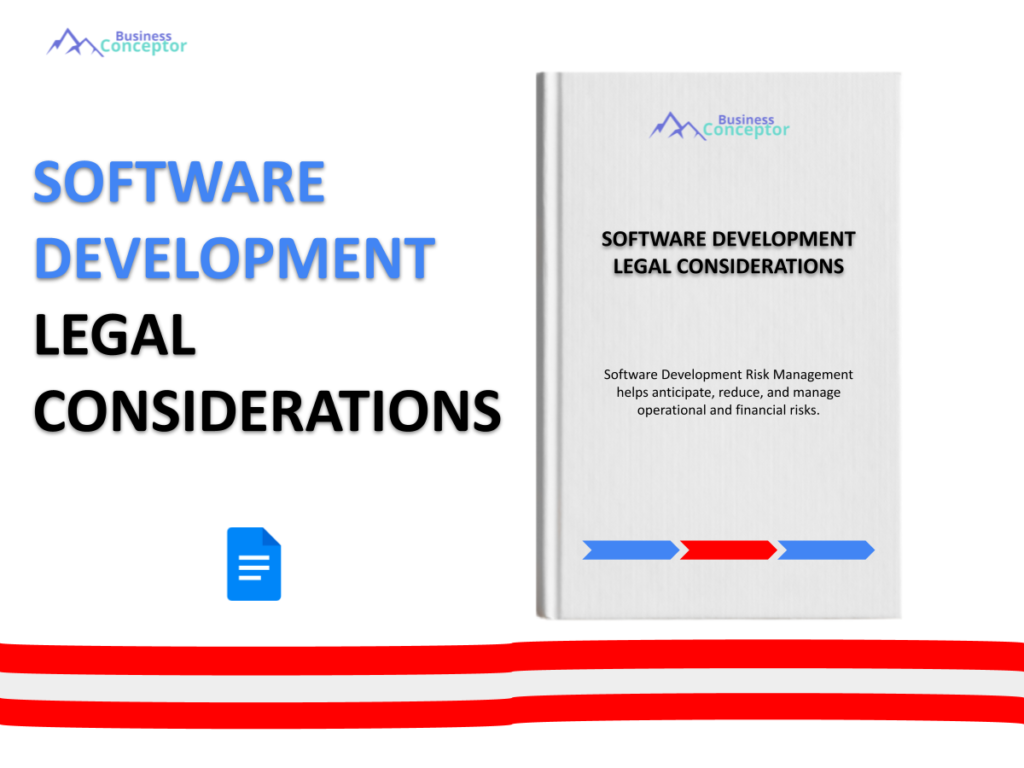 Cover LEGAL CONSIDERATIONS for Software Development