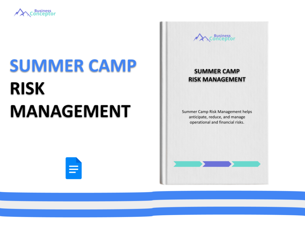 Cover RISK MANAGEMENT for Summer Camp