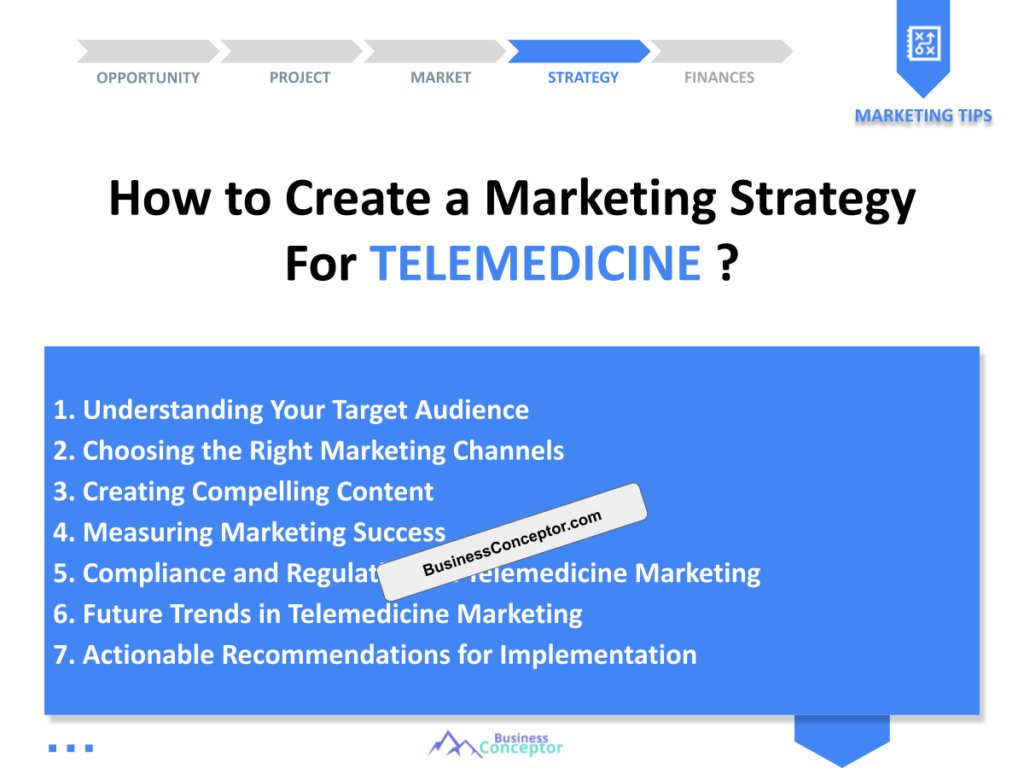 Cover MARKETING PLAN for Telemedicine