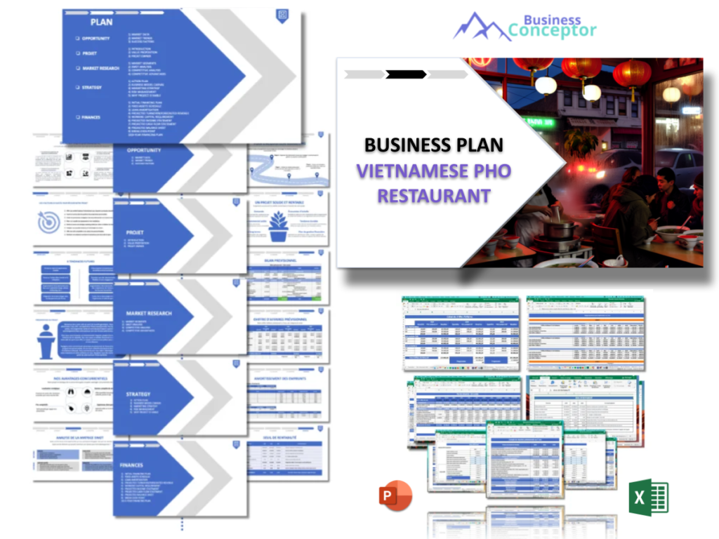 Cover Business plan for Vietnamese Pho Restaurant