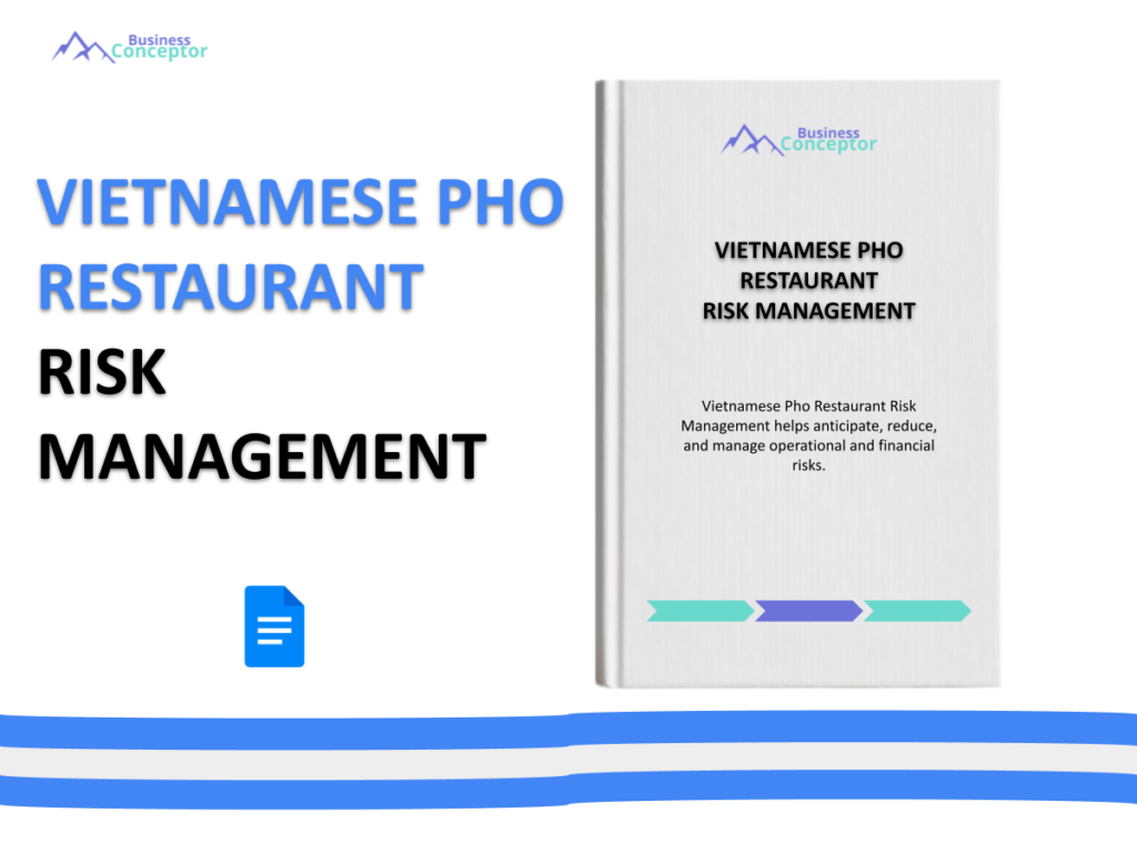 Cover RISK MANAGEMENT for Vietnamese Pho Restaurant