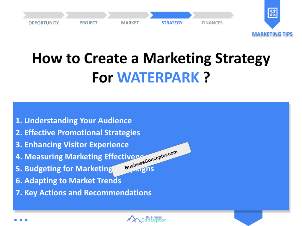 Cover MARKETING PLAN for Waterpark
