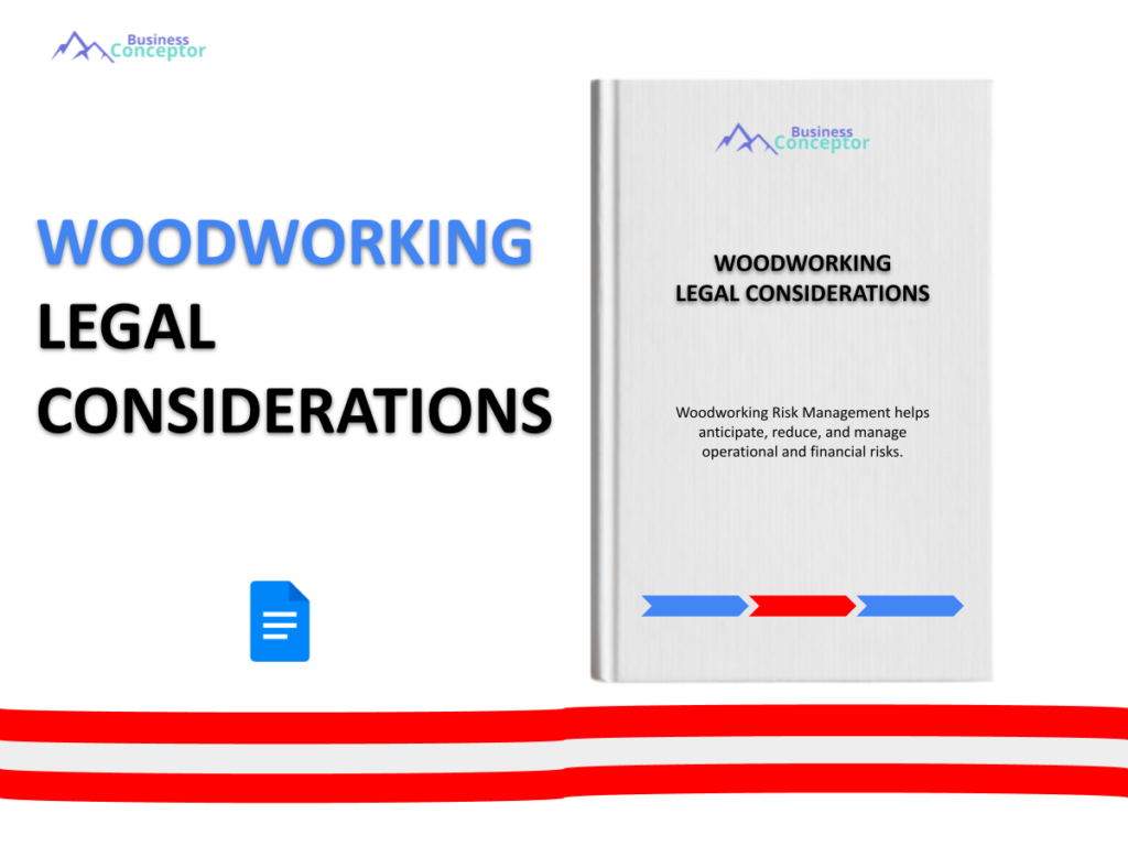Cover LEGAL CONSIDERATIONS for Woodworking