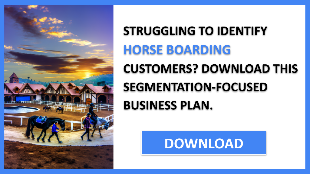 Horse Boarding Customer Segments FOR HORSE BOARDING-4