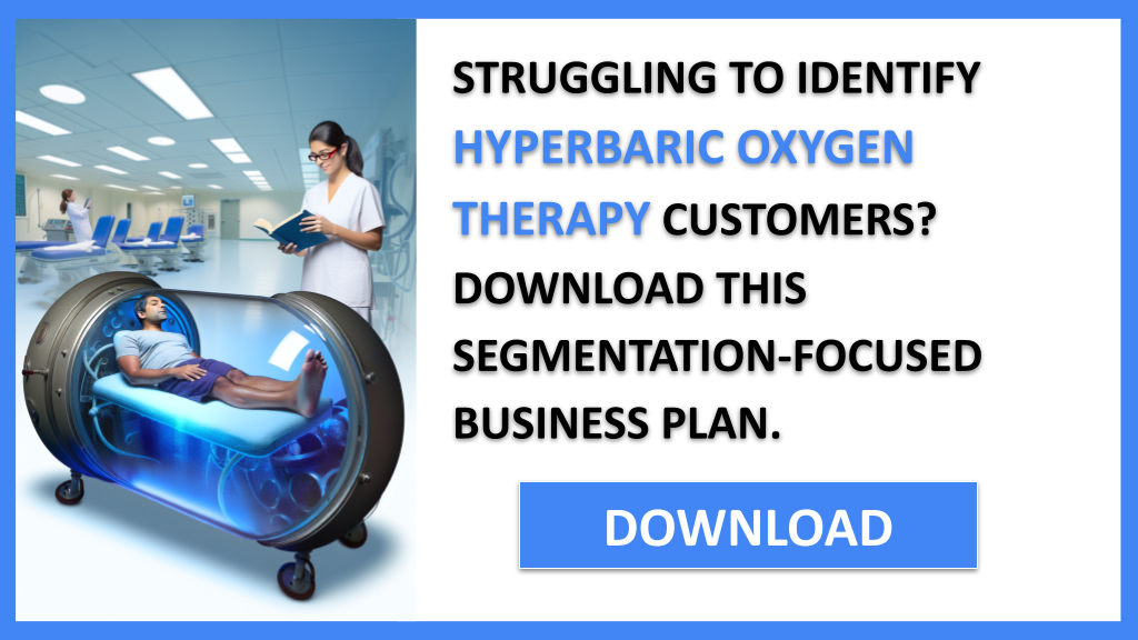 Hyperbaric Oxygen Therapy Customer Segments FOR HYPERBARIC OXYGEN THERAPY-4