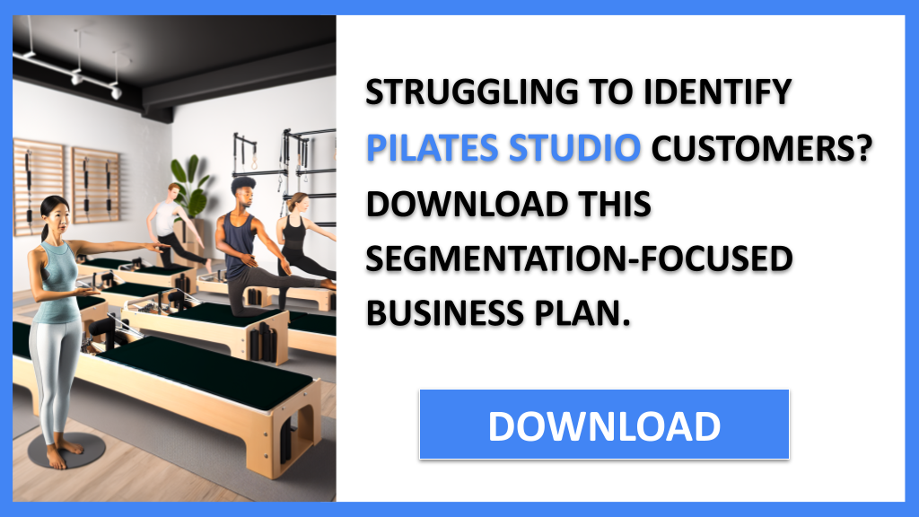 Pilates Studio Customer Segments FOR PILATES STUDIO-4