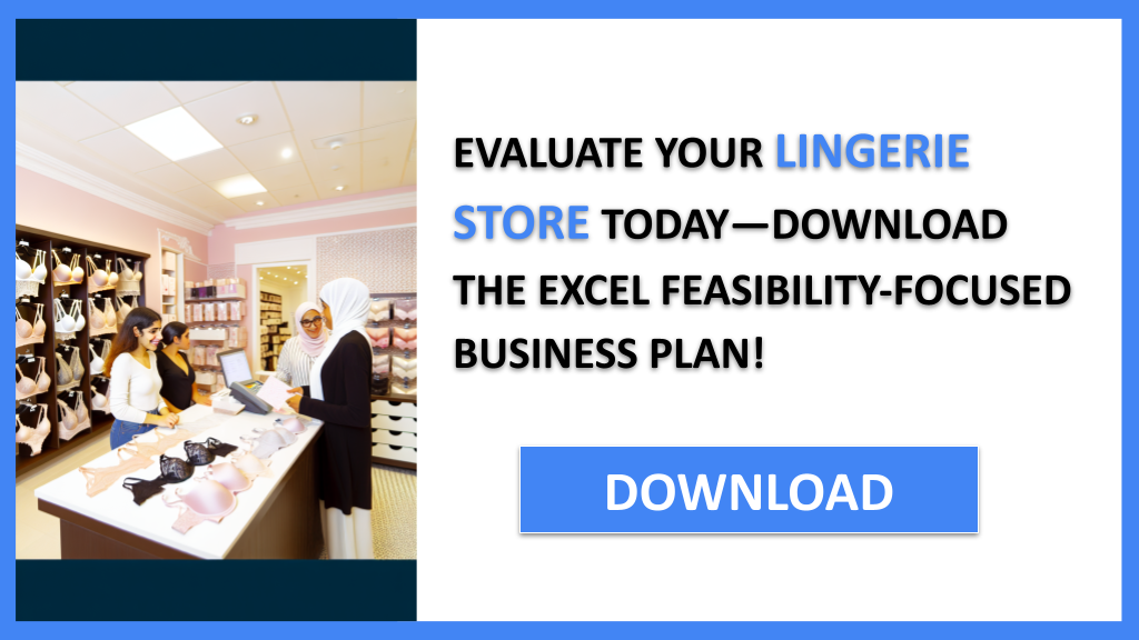 Lingerie Store Feasibility Study FOR LINGERIE STORE-5