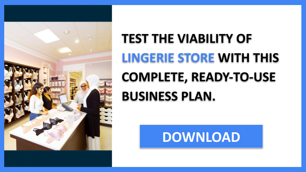 Lingerie Store Feasibility Study FOR LINGERIE STORE-6
