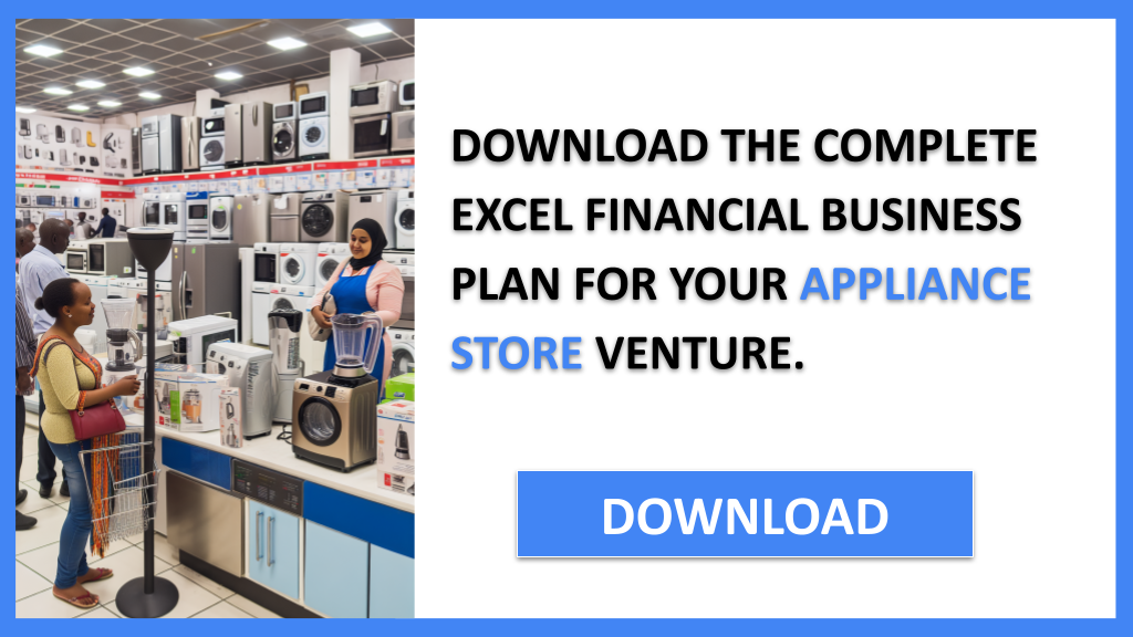 Appliance Store Financial Plan FOR APPLIANCE STORE-5