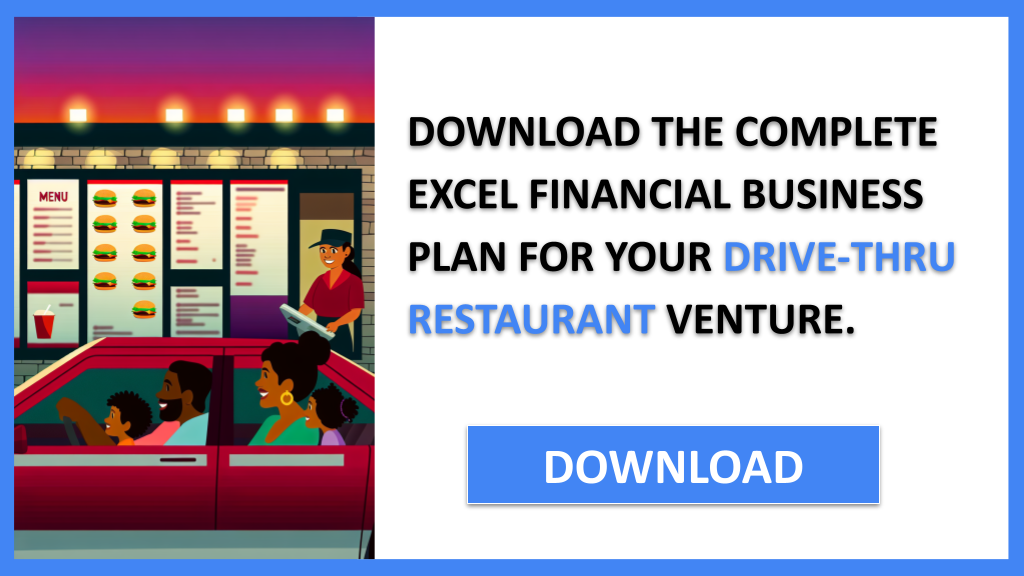 Drive-Thru Restaurant Financial Plan FOR DRIVE-THRU RESTAURANT-5