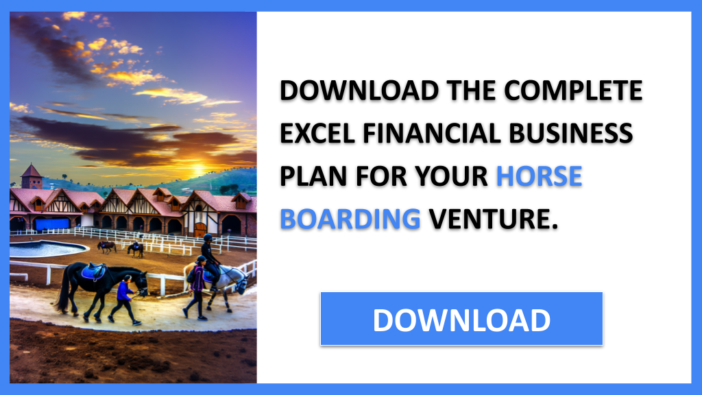 Horse Boarding Financial Plan FOR HORSE BOARDING-5
