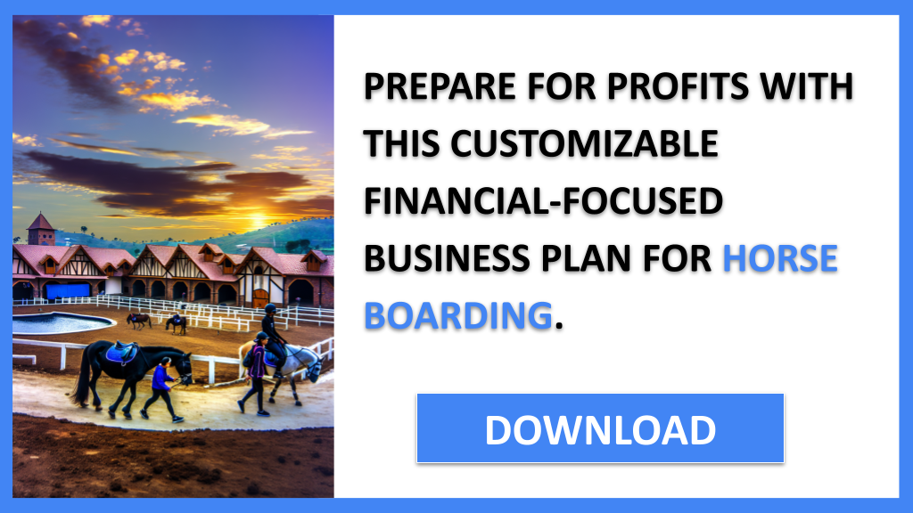 Horse Boarding Financial Plan FOR HORSE BOARDING-6