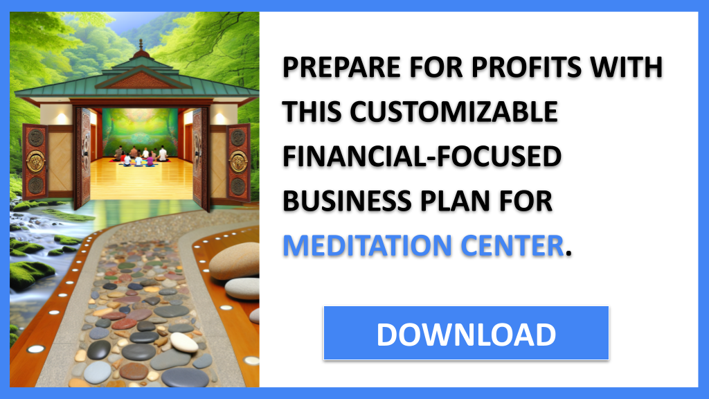 Meditation Center Financial Plan FOR MEDITATION CENTER-6