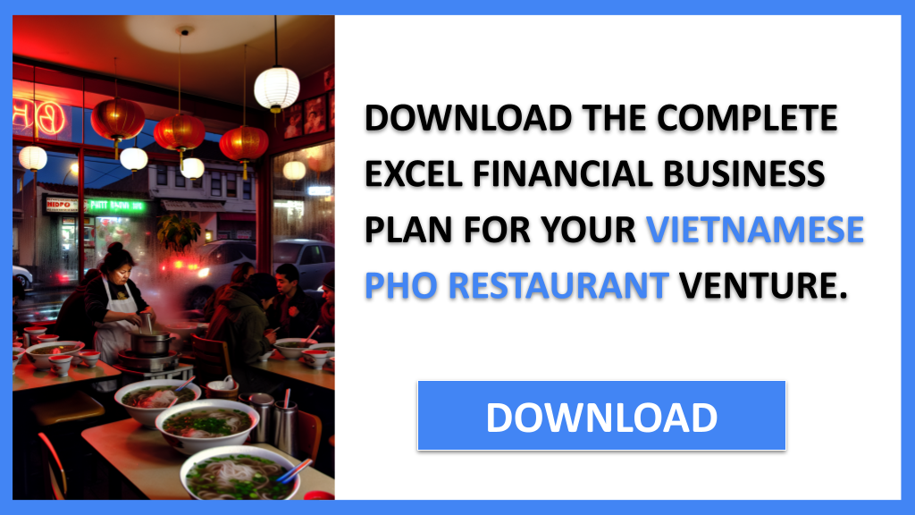 Vietnamese Pho Restaurant Financial Plan FOR VIETNAMESE PHO RESTAURANT-5