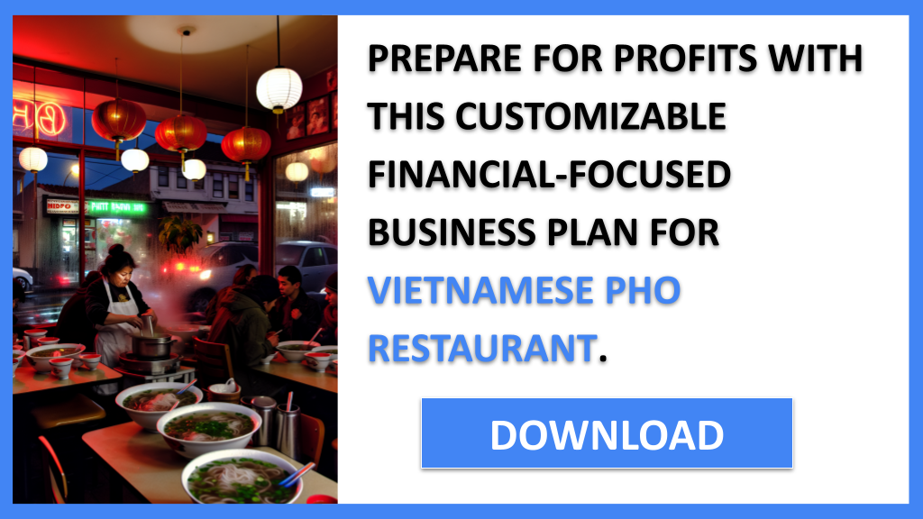 Vietnamese Pho Restaurant Financial Plan FOR VIETNAMESE PHO RESTAURANT-6