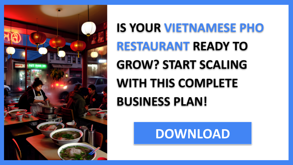 Vietnamese Pho Restaurant Growth Strategy FOR VIETNAMESE PHO RESTAURANT-4