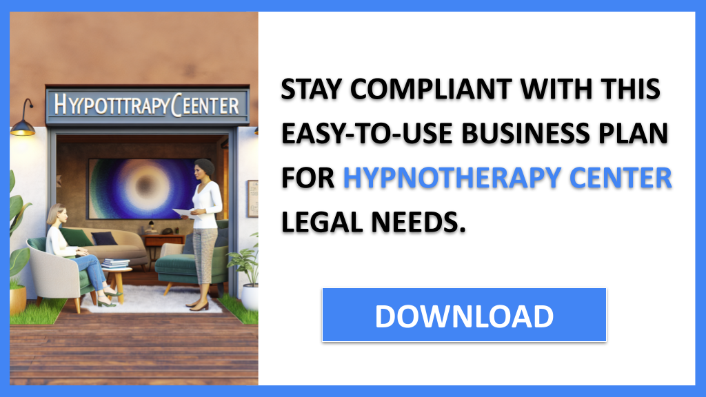 Hypnotherapy Center Legal Considerations FOR HYPNOTHERAPY CENTER-6