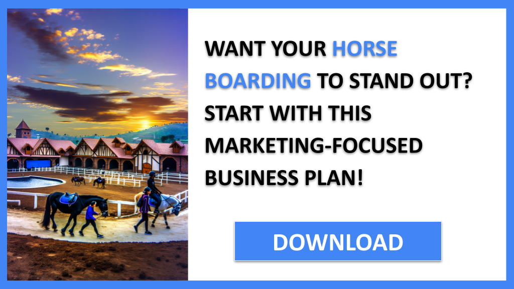 Horse Boarding Marketing Plan FOR HORSE BOARDING-4