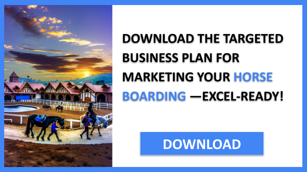 Horse Boarding Marketing Plan FOR HORSE BOARDING-5