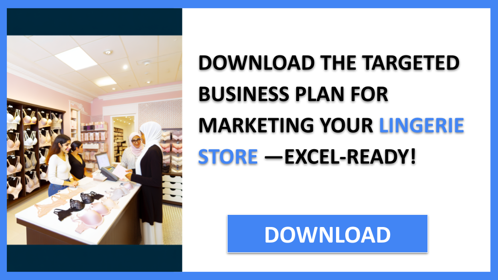 Lingerie Store Marketing Plan FOR LINGERIE STORE-5