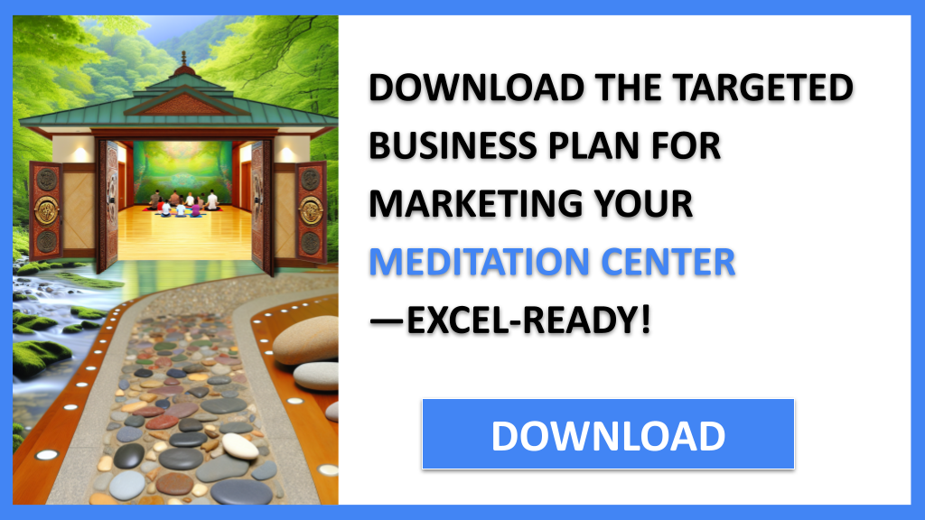 Meditation Center Marketing Plan FOR MEDITATION CENTER-5