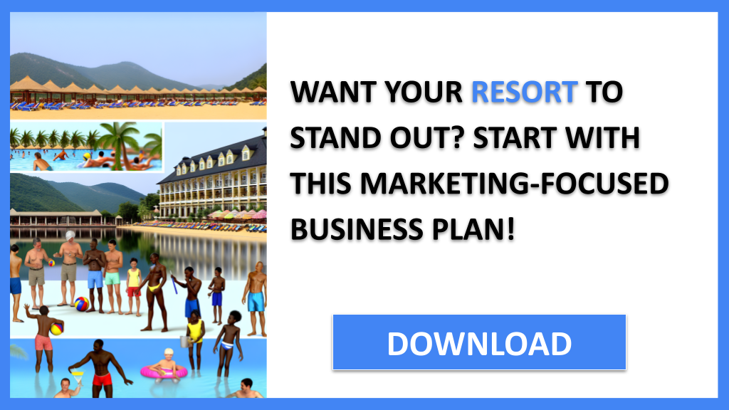 Resort Marketing Plan FOR RESORT-4