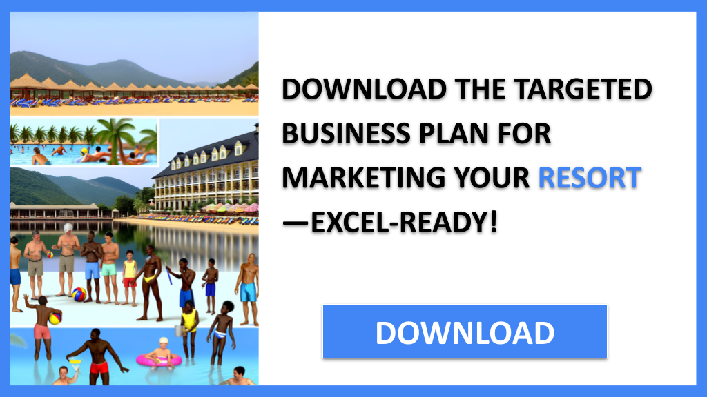 Resort Marketing Plan FOR RESORT-5