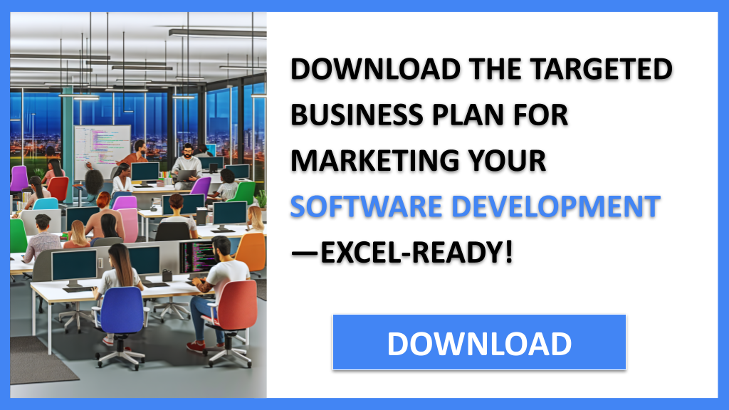 Software Development Marketing Plan FOR SOFTWARE DEVELOPMENT-5