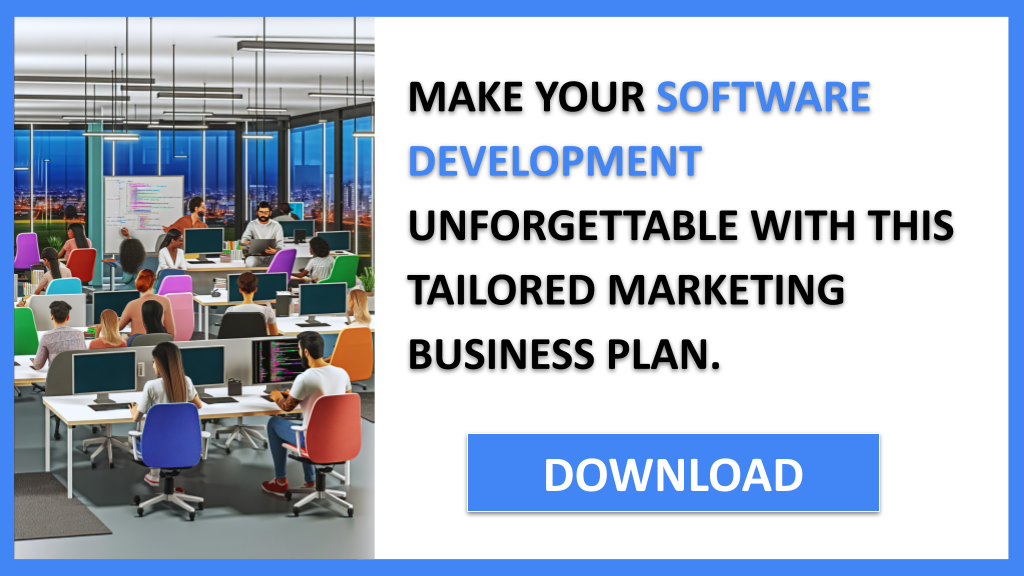 Software Development Marketing Plan FOR SOFTWARE DEVELOPMENT-6