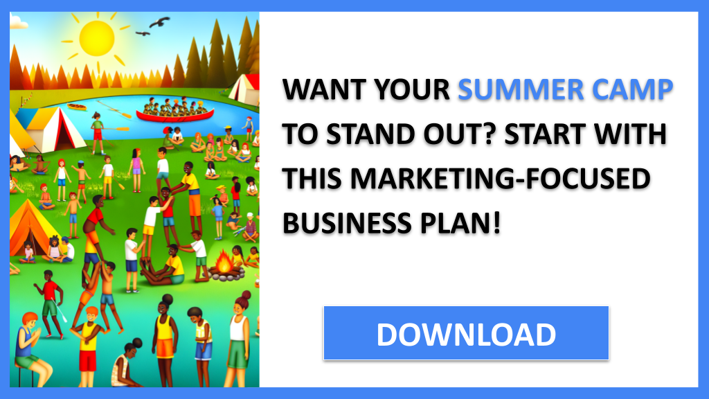 Summer Camp Marketing Plan FOR SUMMER CAMP-4