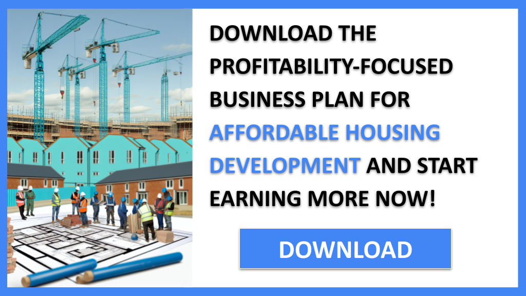 Affordable Housing Development Profitability FOR AFFORDABLE HOUSING DEVELOPMENT-6