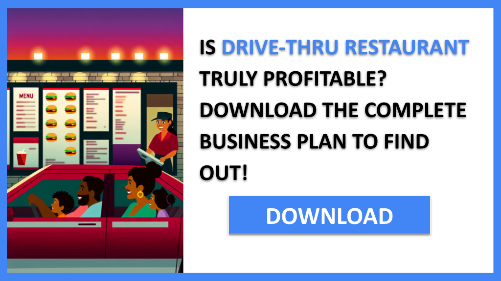 Drive-Thru Restaurant Profitability FOR DRIVE-THRU RESTAURANT-4