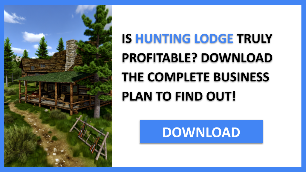 Hunting Lodge Profitability FOR HUNTING LODGE-4