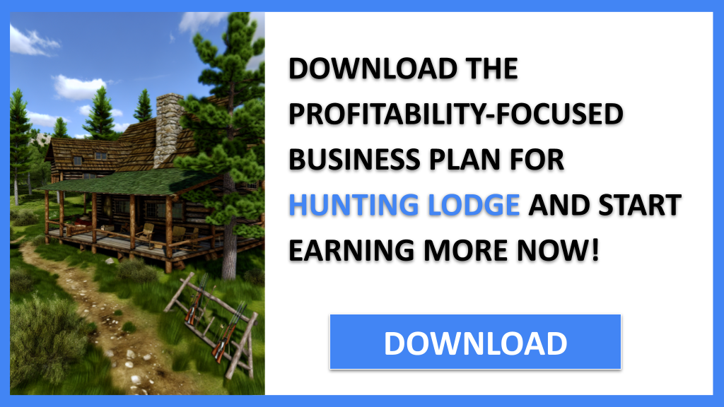 Hunting Lodge Profitability FOR HUNTING LODGE-6