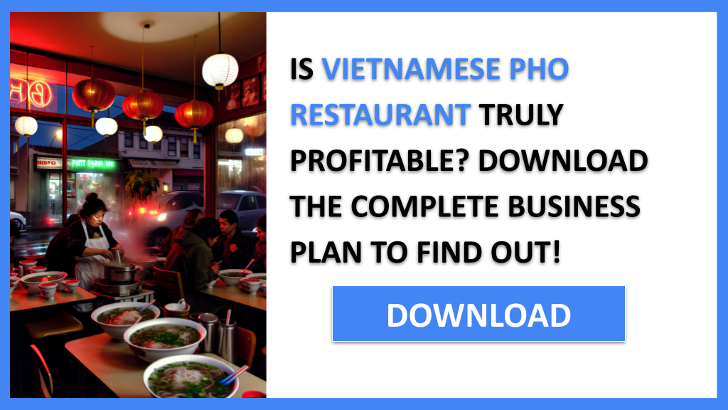 Vietnamese Pho Restaurant Profitability FOR VIETNAMESE PHO RESTAURANT-4