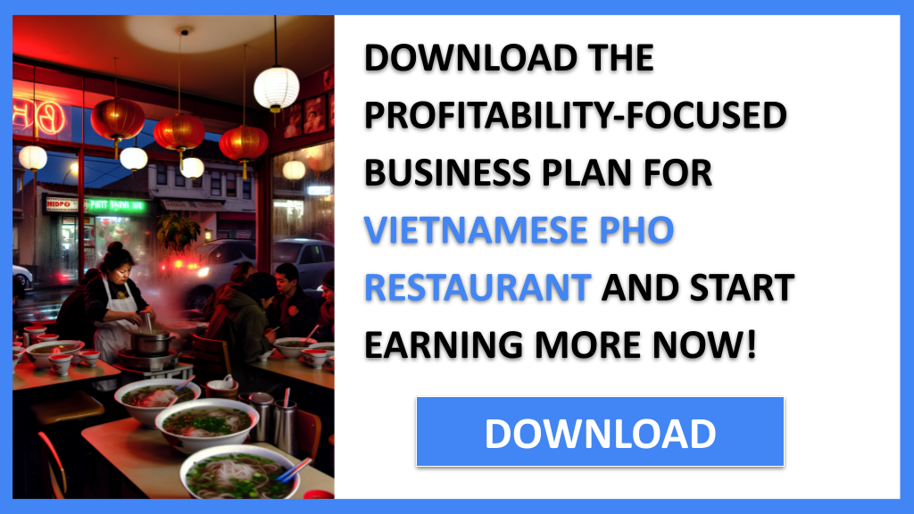 Vietnamese Pho Restaurant Profitability FOR VIETNAMESE PHO RESTAURANT-6