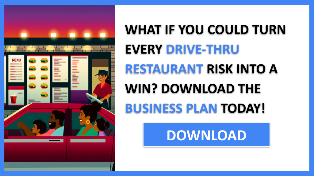 DRIVE-THRU RESTAURANT and SWOT for Drive-Thru Restaurant 1CTA